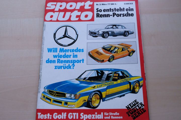Deckblatt Sport Auto (03/1977)
